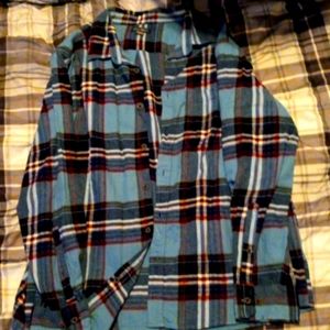 Eddie Bauer XXL Blue Flannel